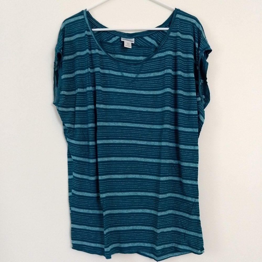 Motherhood Maternity Striped Tee Med